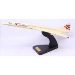 Concorde: A boxed Concorde model, on stand, 1969-2003, by Bravo Delta Models, approx. 59cm, model