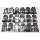Star Wars: A collection of 17 Star Wars Black Series carded figures, some creasing to card; together