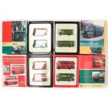 Diecast: A collection of four boxed diecast London Transport Museum sets to comprise: STL Bus Set 9,