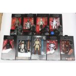 Star Wars: A collection of nine Star Wars Black Series boxed figures to comprise: Kit Fisto 112;
