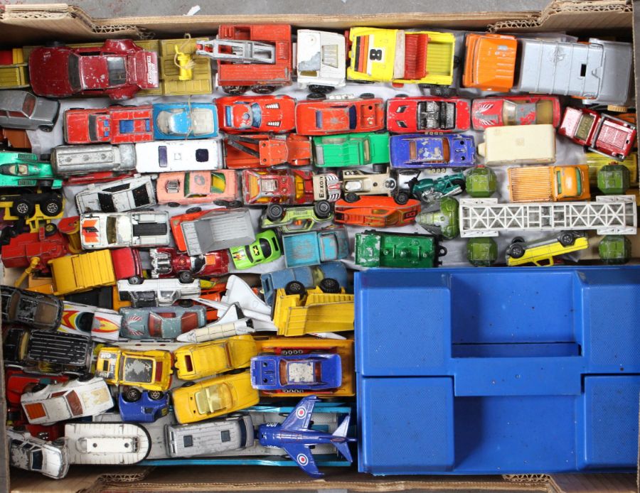 Diecast: A collection of assorted unboxed, playworn diecast vehicles to include: Corgi, Matchbox, - Image 2 of 2