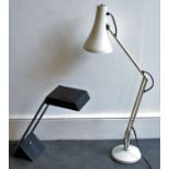A modern design anglepoise and similar designer desk lamp Provenance Property of Baroness Betty