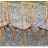 Three mid century Ercol chairs
