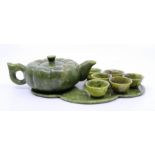 Jadeite tea service and similar