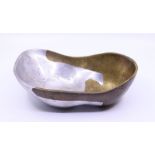 A modern dentistry aluminium/ brass bowl