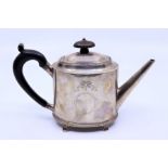 A Georgian Silver Hester Bateman silver teapot