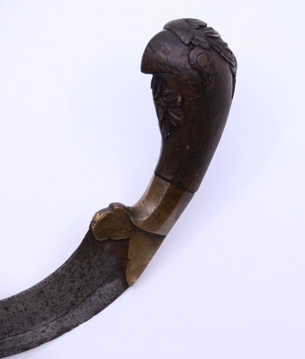 An unusual 19th cent Kriss dagger with exotic horn handle - Image 3 of 3