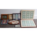 Framed bank notes