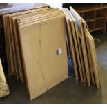 A large collection of picture frames,