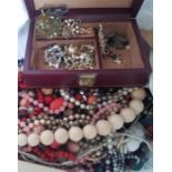 A collection of costume jewellery