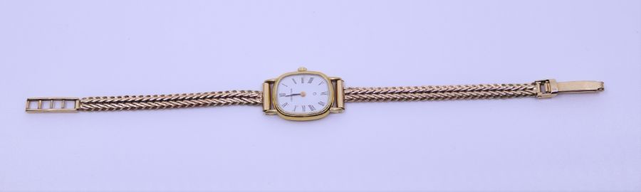 A 9ct gold ladies watch - Image 2 of 4