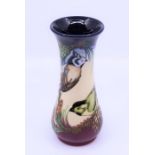A Moorcroft bird vase, c2003, H:21cm Condition: Good