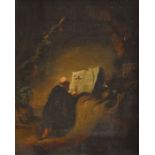A 19th cent Oil study depicting "Saint Jerome ", 41 x 45cm (including the frame)