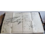 Edward Weller (1819-1884), MAP  "South Pacific Fiji Islands - Eastern Archipelago (Northern Portion)