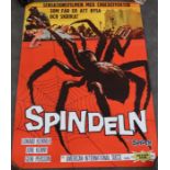 A vintage movie poster 'Spindeln'