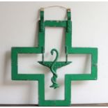 Folk art interest A 19th cent Pharmacy sign