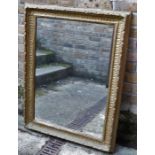 A 20th cent gesso framed mirror