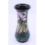 A  black Moorcroft vase c2003 number159, H:21cm Condition: Good