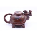 A Chinese Yixing teapot