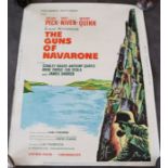 A vintage movie poster 'The Guns of Navarone' (1961) 101 x 77cm