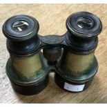 Early U.S military Spanish American War period binoculars by J.H Steward, 406-66-456 St Reno & 54 Co