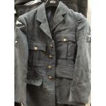 R.A.F uniform from WW2 period to a senior aircraftman of trousers dated 1942 size Height 5’7” to 5’