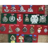 Collection of British and Commonwealth  Military Cap Badges. (22)