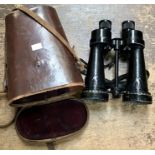 Pre WW2 Royal Navy Binoculars by Barr & Stroud No 17122 (right lens not working), in Original