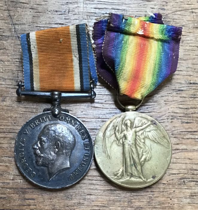 British WW1 War & Victory medals to T4-213703 DVR J. Smith of the A.S.C