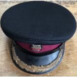 British Army Colonel C. E. Stuart  of the Royal Medical Corps dress uniform cap. Approx 56-57 size.