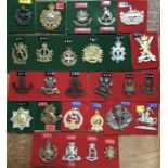 Collection of British and Commonwealth  Military Cap Badges.