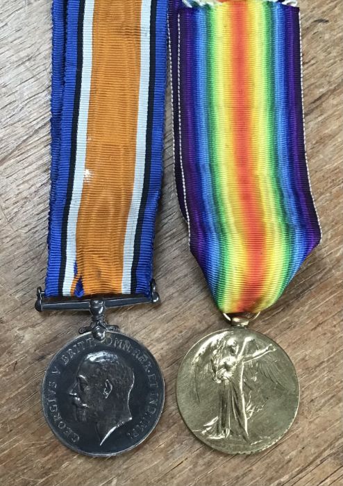 WW1 British medal group of War Medal & Victory  to 104620 GNR W.H Sutcliffe of the Royal Artillery.