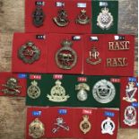 Collection of British and Commonwealth  Military Cap Badges.