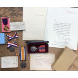 WW1 British War Medal to 202649 Pet E.T. Tonge of the E York R, with his 1916 Relegated  to