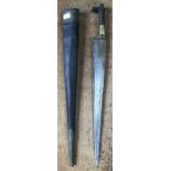 Eastern/Ottoman short sword with Scabbard. blade length of 43cm, 56cm total,