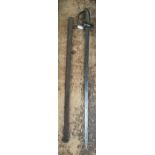 Rare mid 19th Century F.W Holler (Holler F.W) Bolingen foundry dress sword engraved ‘C.G O’Connor