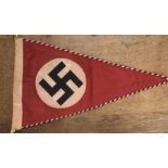 German NSDAP stile pennant 37cm