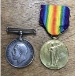 Victory Medal with a very low number to 736 Pte W. Elmer of the North’ N Yeo (Northamptonshire