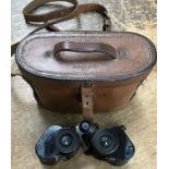 WW1 British Army field glasses (prismatic  binoculars) by W.Watson & Sons Ltd of London with