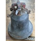 RAF Battle of Britain 1940 Scramble Bell with small type engraved Air Ministry AM & Crown and the