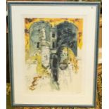 John Piper (1903-1992), Harlech Castle, signed limited edition print, 33/70, approx 66.5cm x 50.5cm