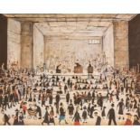 After Laurence Stephen Lowry R.B.A. R.A. (British 1887-1976), The Auction, limited edition