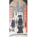 Laurence Stephen Lowry R.B.A. R.A. (British 1887-1976), Two Brothers, coloured print, signed in