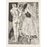 After Dame Laura Knight RA (1877-1970) - Three Graces of the Ballet, facsimile soft ground