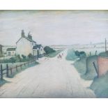 After Laurence Stephen Lowry R.B.A. R.A. (British 1887-1976), Sudden Illness, coloured print, Camden