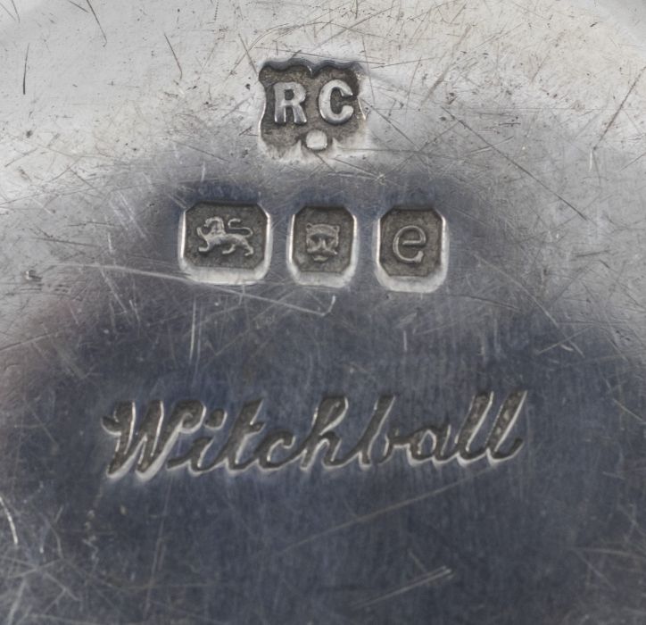 A George V silver engraved match box holder, striated pattern, hallmarked by Adie Brothers, - Image 3 of 3
