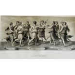 La Danse Des Muses print attributed to Jules Romai