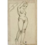 In the manner of Matisse Cezanne, nude figurative