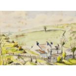 Landscape composition, Diarmuid Larkin (1918-1989)
