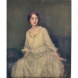 Eva Roos (1872-1956), portrait of a lady, three qu